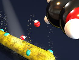 Molecular shuttle speeds up hydrogen production